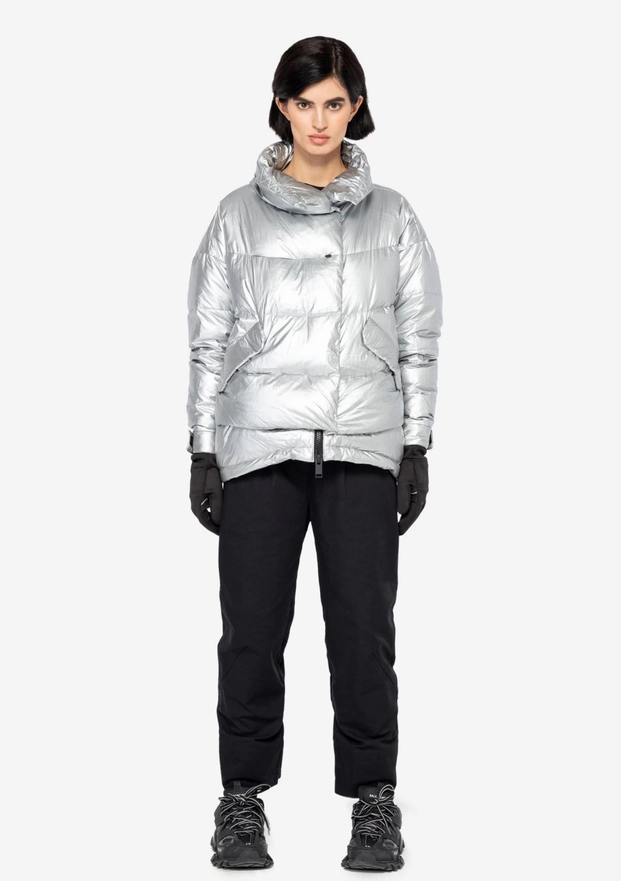 KRAKATAU Amery Short Down Jacket - Lightweight Warm Winter Coat for Men & Women