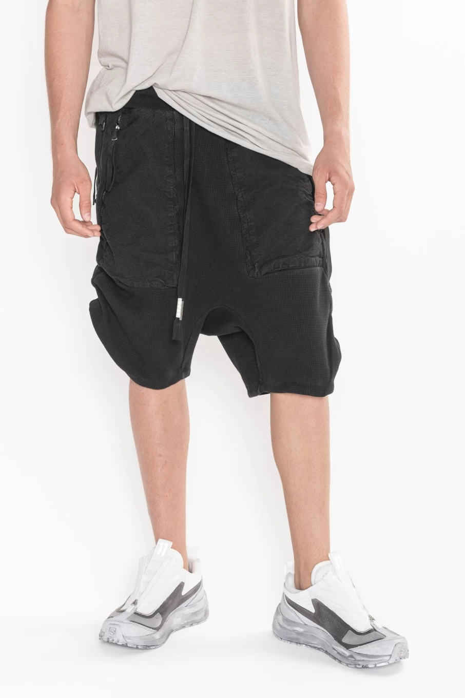 BORIS BIDJAN SABERI P8.1 Men's Streetwear Pants - Dark Washed Denim Slim Fit Jeans