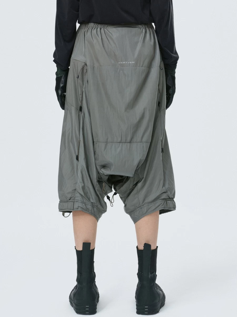 HAMCUS Eccaf MPG Geo Panel Shorts - Tactical Cargo Pants with Geometric Design