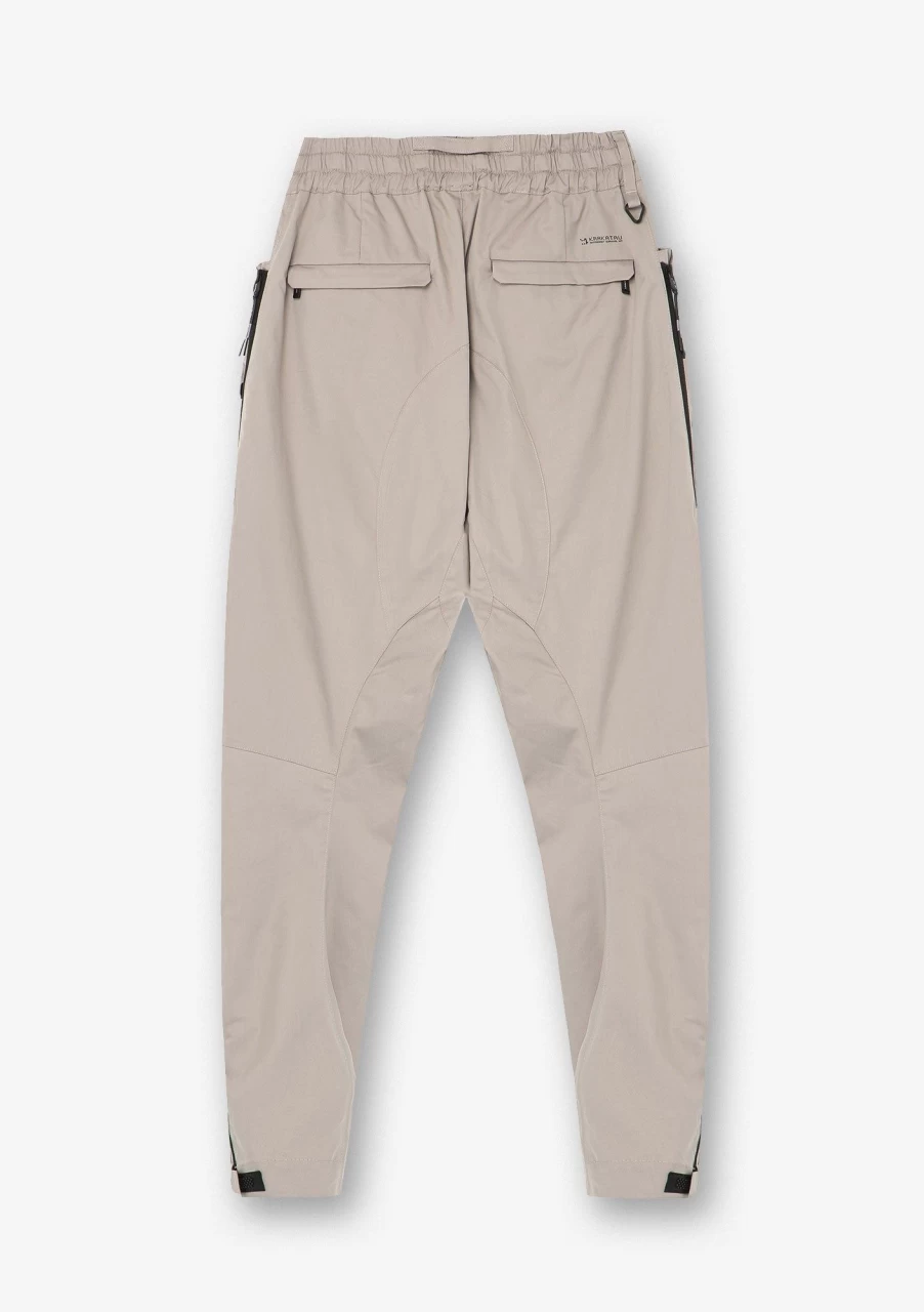 KRAKATAU Men's Stretchy Cargo Pants - Lightweight Tactical Outdoor Hiking Travel Trousers with Multiple Pockets