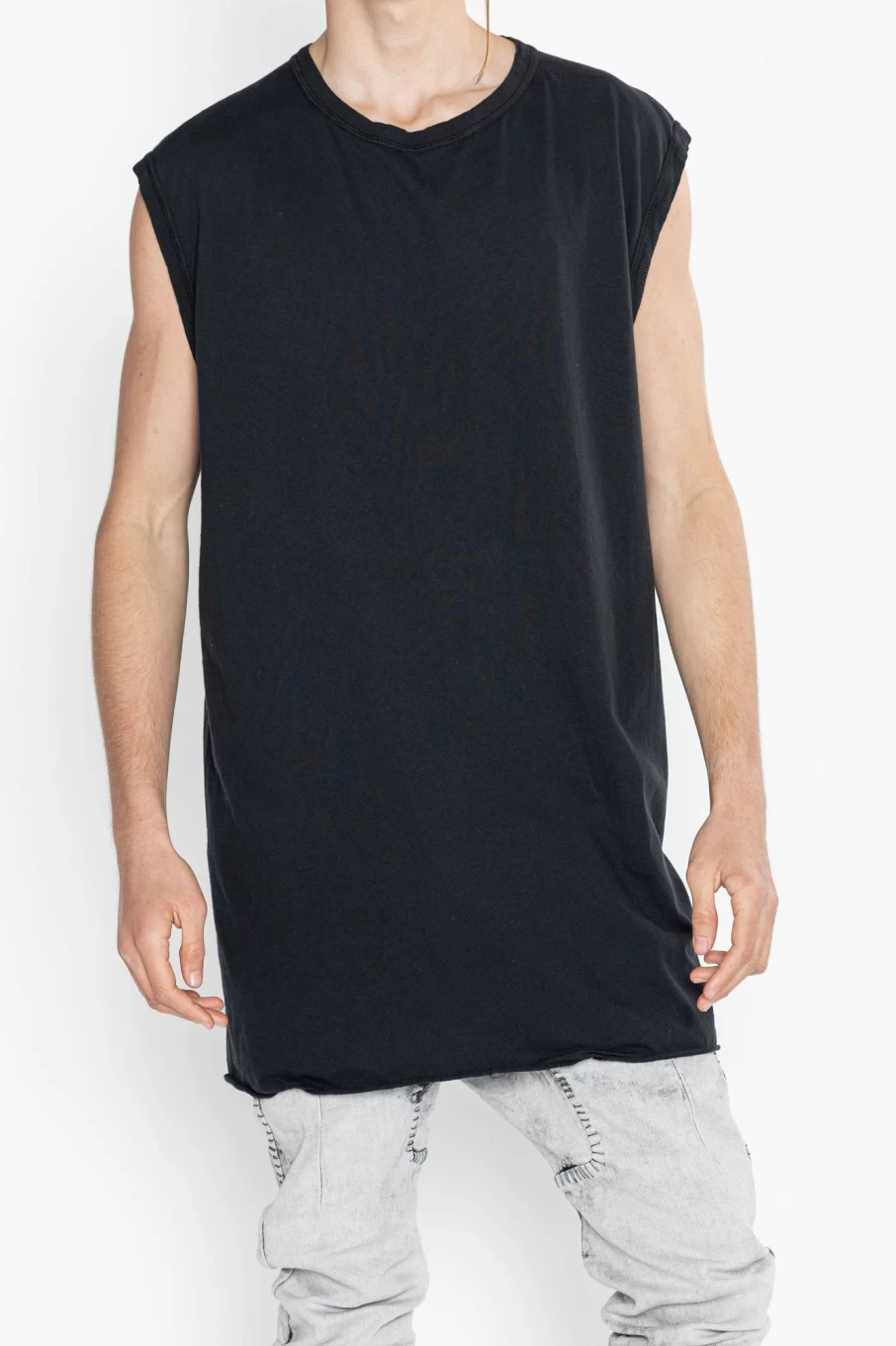 Boris Bidjan Saberi One Piece Tank Top - Minimalist Design High-Quality Men's Streetwear