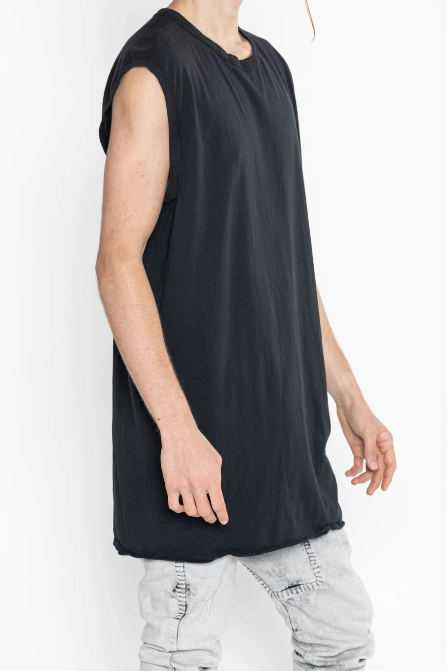 Boris Bidjan Saberi One Piece Tank Top - Minimalist Design High-Quality Men's Streetwear