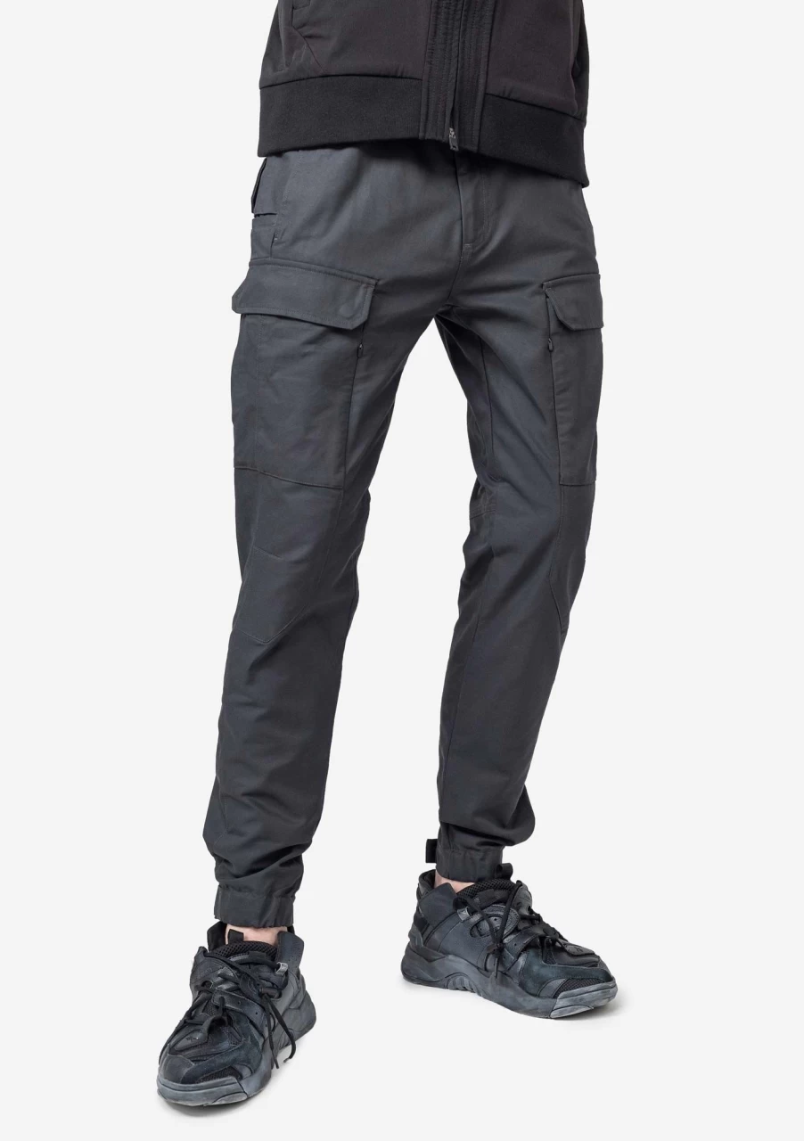 KRAKATAU Men's Lightweight Fabric-Mix Pants for Comfort & Style