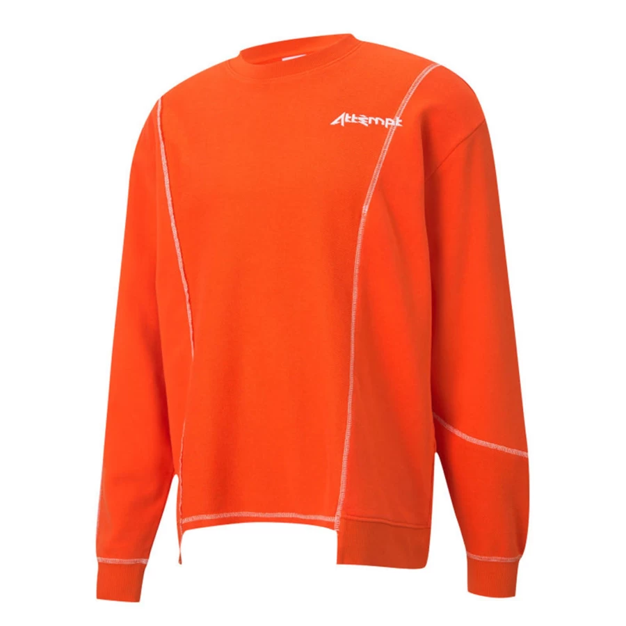 Puma Select X Attempt Deconstructed Crew Sweatshirt - Limited Edition Collaboration Streetwear