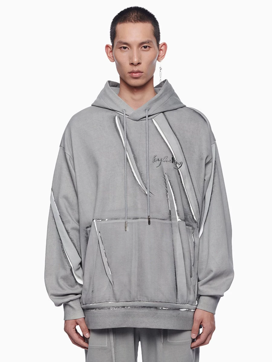 Feng Chen Wang Hand Painted Artistic Hoodie - Unique Designer Streetwear