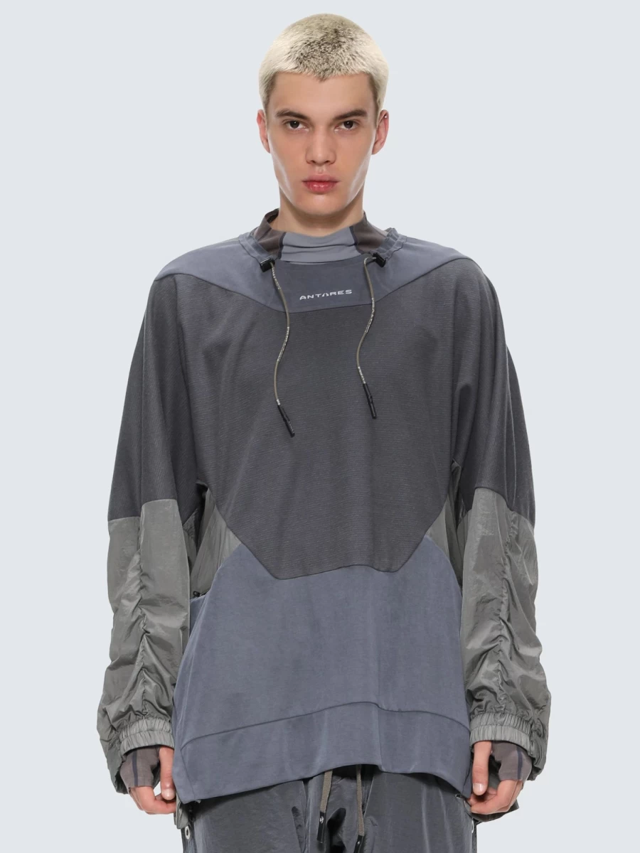 HAMCUS Ts/Gp Layer Pullover Src-#2 Stylish Streetwear Top