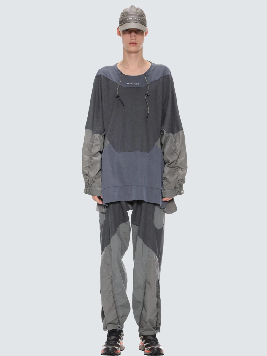 HAMCUS Ts/Gp Layer Pullover Src-#2 Stylish Streetwear Top
