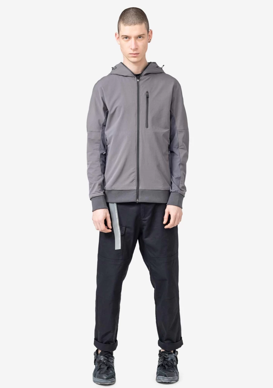 KRAKATAU Stretchy Fabric-Mix Hoodie for Men & Women | Comfortable & Breathable Pullover