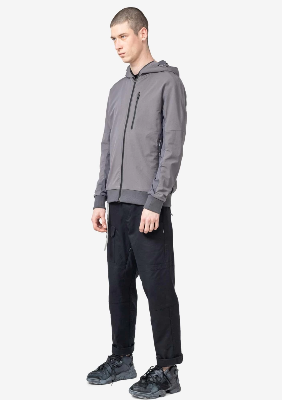 KRAKATAU Stretchy Fabric-Mix Hoodie for Men & Women | Comfortable & Breathable Pullover
