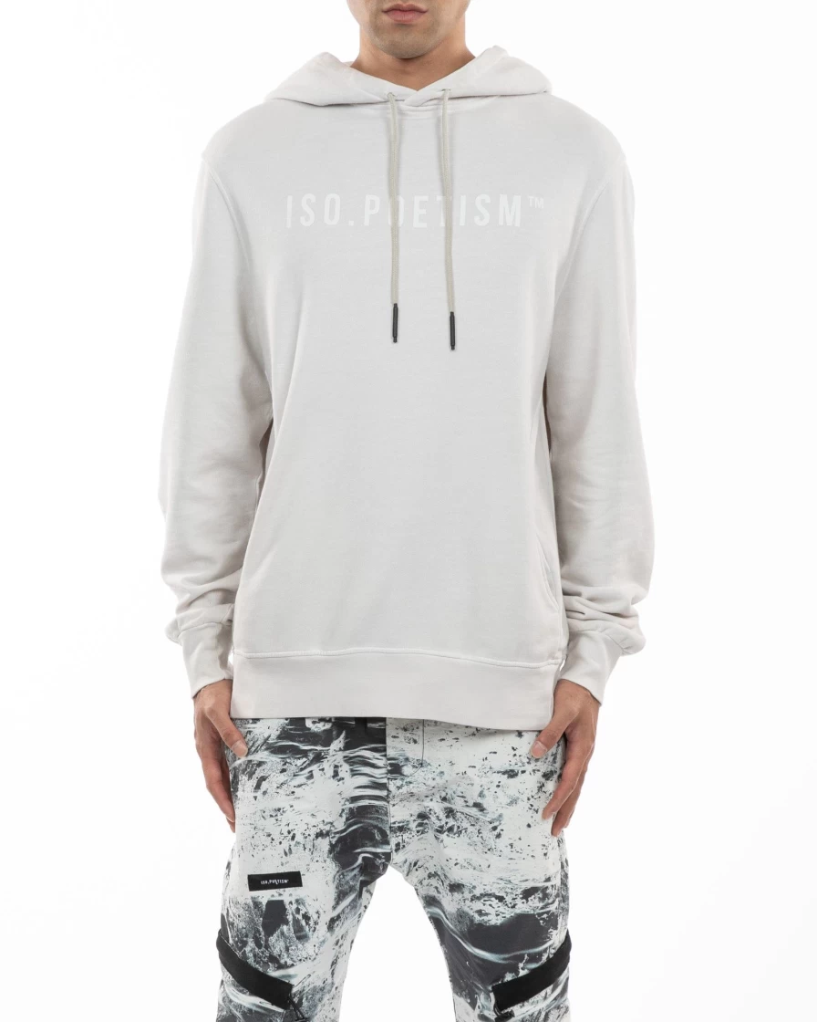 ISO.POETISM Printed Hoodie - Stylish Front Graphic Pullover for Men & Women