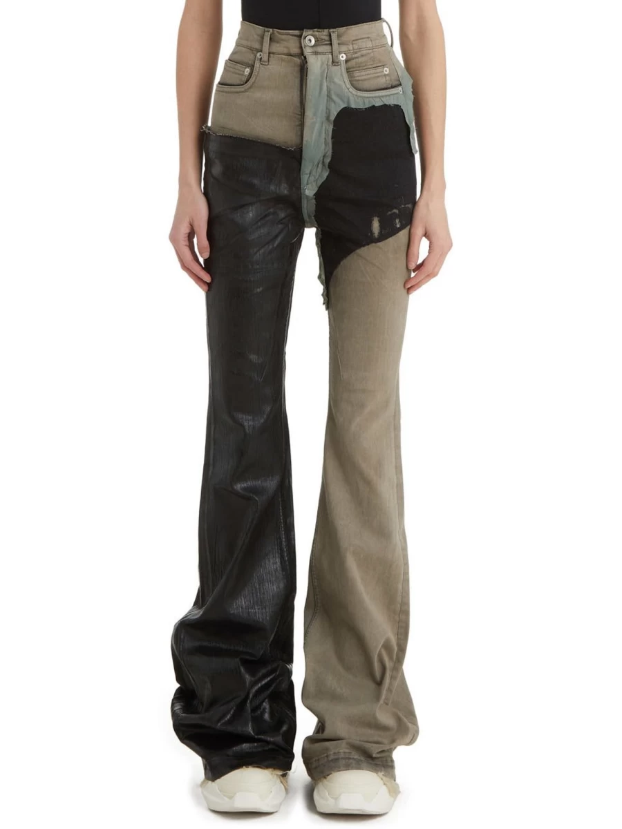 Rick Owens DRKSHDW Bolan Bootcut Denim Jeans Men's High-Quality Designer Pants