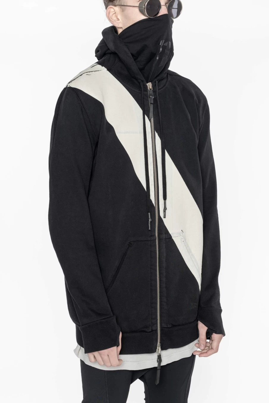 Boris Bidjan Saberi Z2B Hoodie - Men's Streetwear Pullover with Minimalist Design