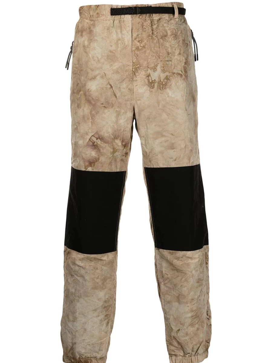 "Color-Block Track Pants by MOSTLY HEARD RARELY SEEN – Stylish & Unique Design"