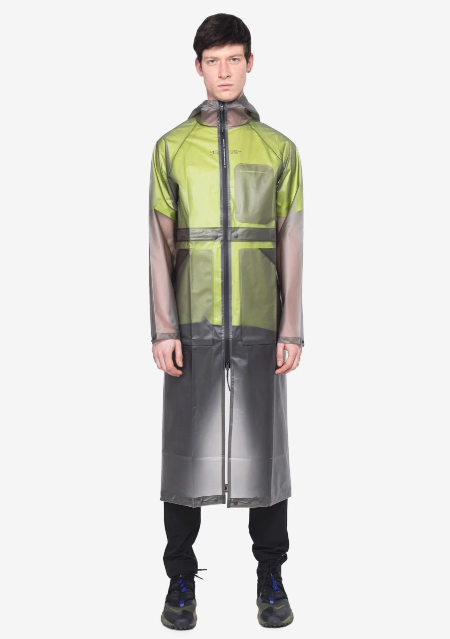 KRAKATAU Transformable Welded Raincoat Tethys - Waterproof Outdoor Jacket for Men & Women