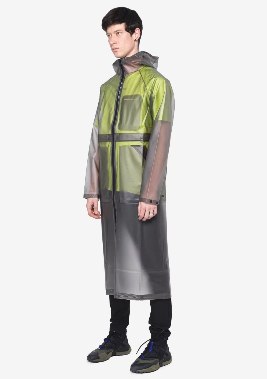 KRAKATAU Transformable Welded Raincoat Tethys - Waterproof Outdoor Jacket for Men & Women