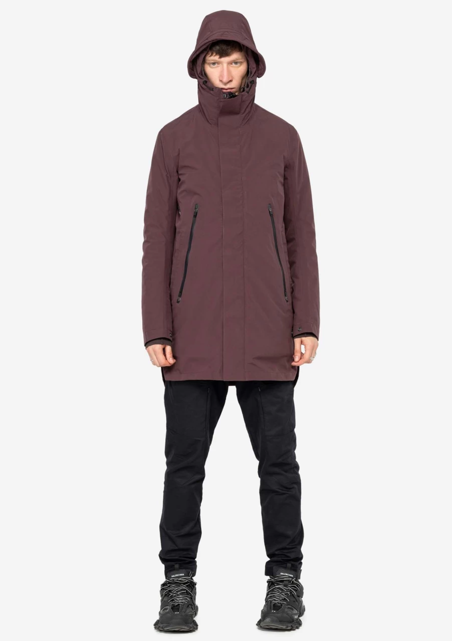 KRAKATAU Men's Liner Parka Jacket - Lightweight Waterproof Outerwear for All Seasons