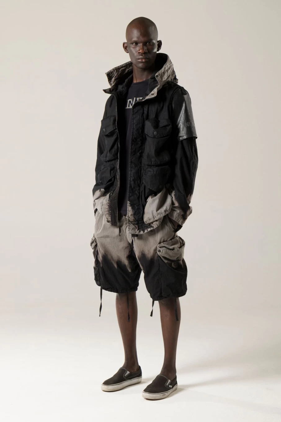 Nemen Moses Tie-Dye Multi-Pocket Jacket - Stylish Streetwear Coat for Men
