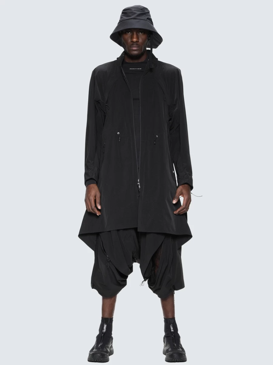 HAMCUS Operator's Trench Coat - Military Style Long Coat for Men & Women