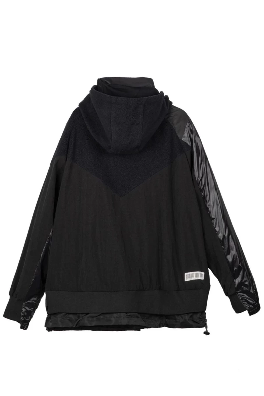 "Oversized Black Jacket by MOSTLY HEARD RARELY SEEN – Stylish & Comfortable Outerwear"