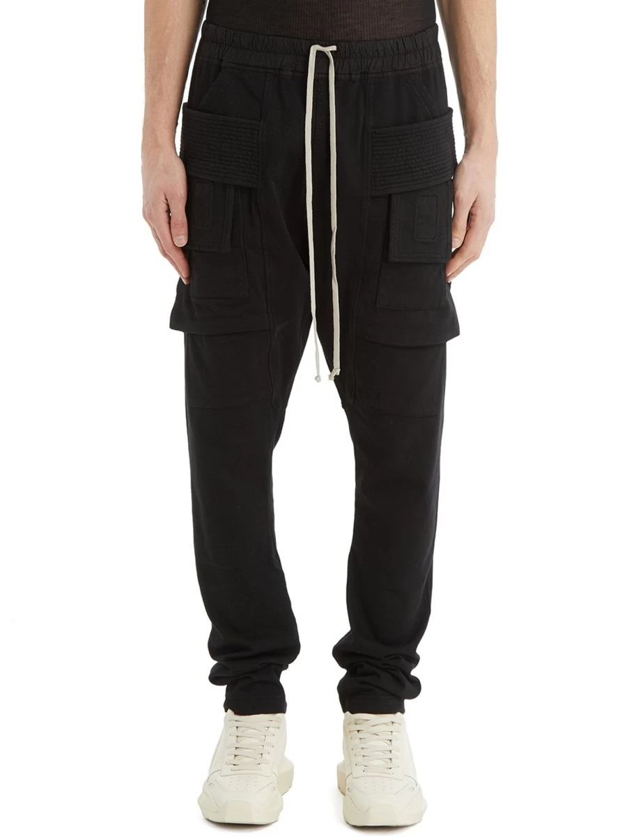 Rick Owens Creatch Cargo Pants with Drawstring Waist - Stylish & Functional Designer Trousers
