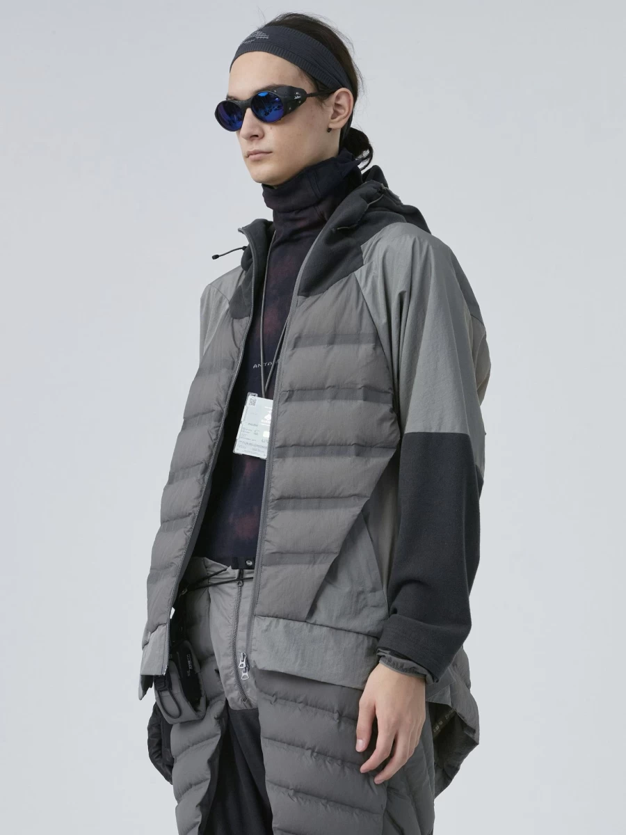 HAMCUS Df Panel Zip-Up Hoodie - Stylish Men's & Women's Streetwear Jacket