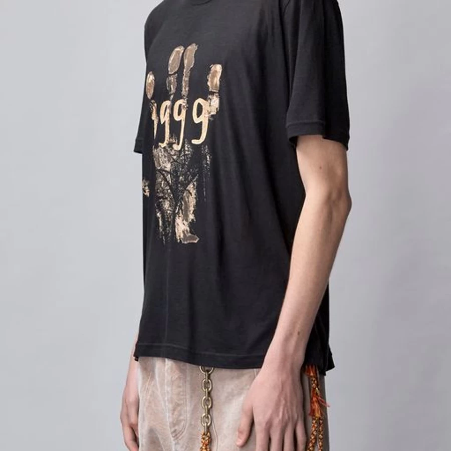 Song For The Mute 1999 Hand Slim Tee - 23.1 Collection Premium Cotton T-Shirt