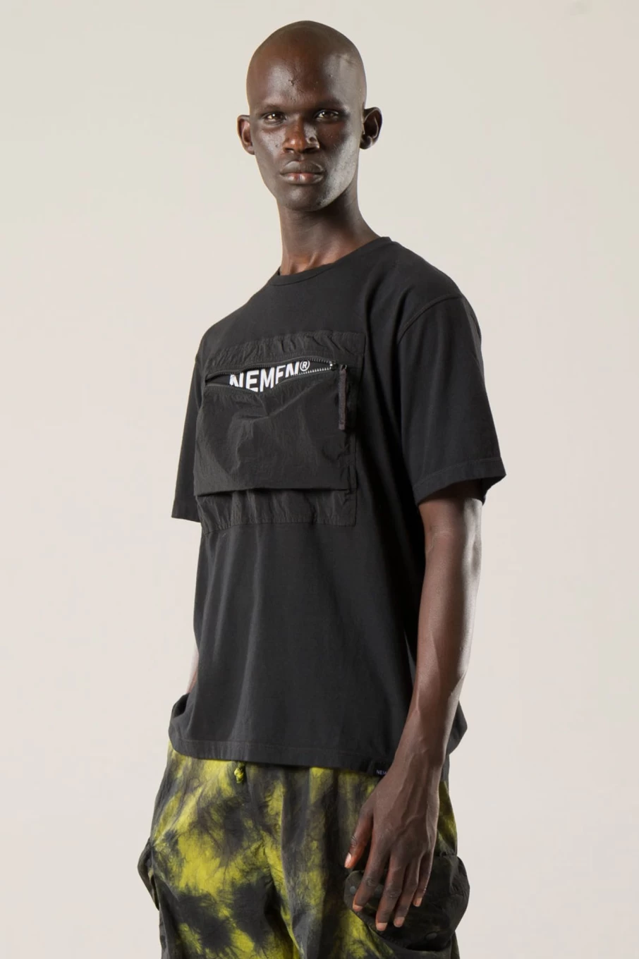 Nemen Kel Chest Pocket T-Shirt - Premium Cotton Men's Tee with Front Pocket