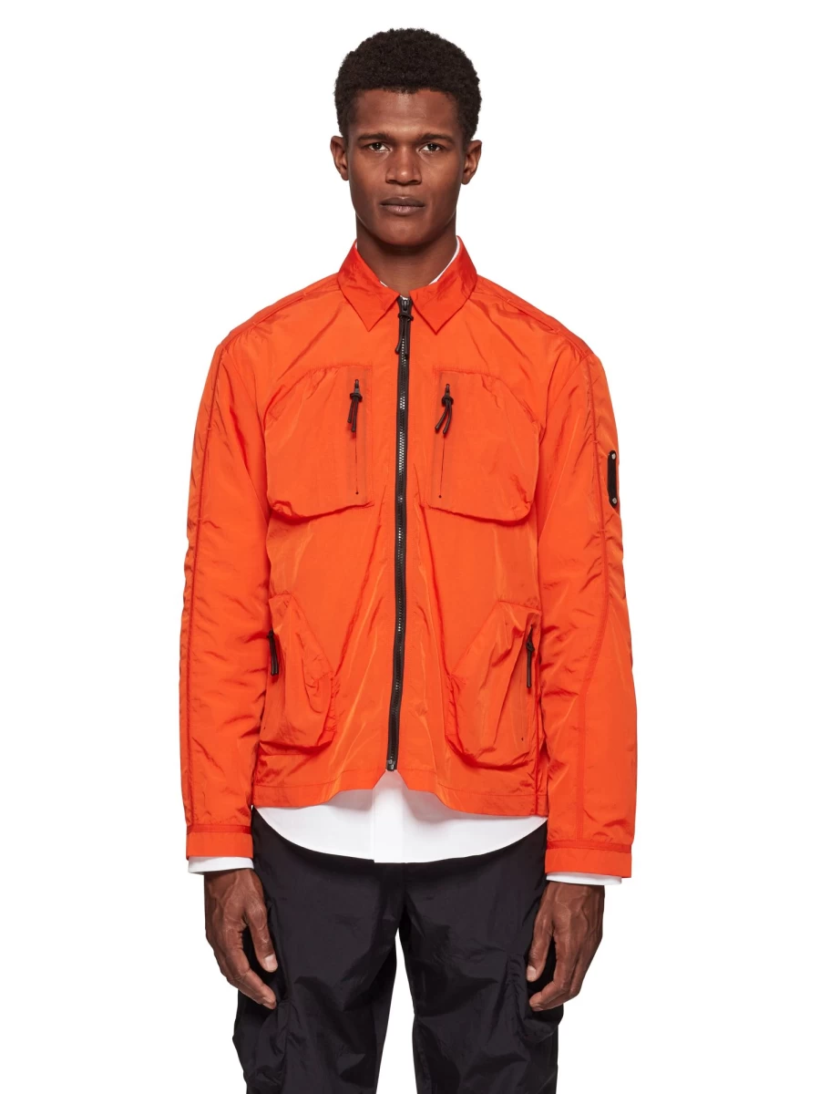 A-COLD-WALL Branded Nylon Overshirt – Men's Streetwear Jacket