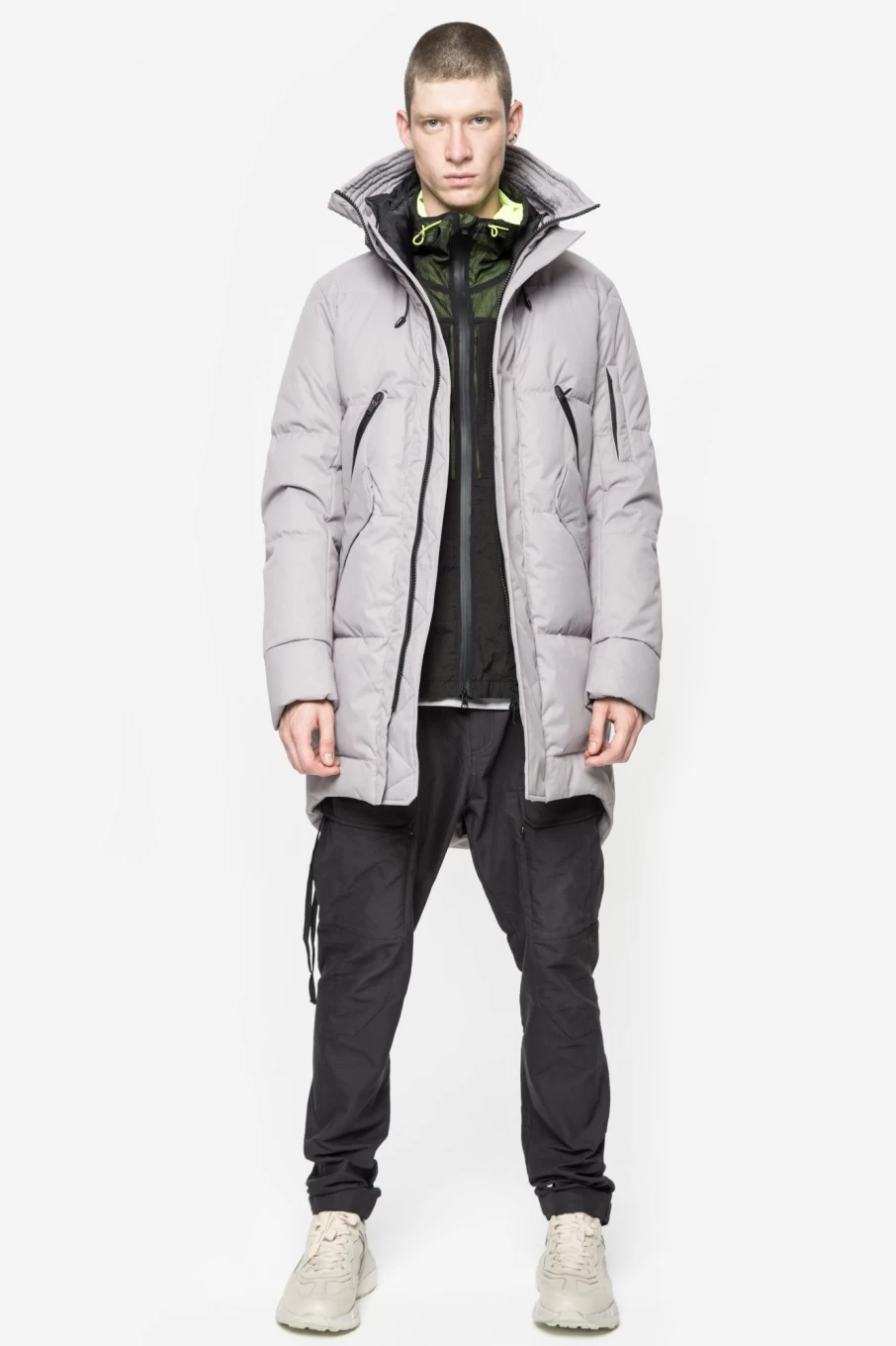 KRAKATAU Long Down Jacket for Men and Women - Warm Strofo Filled Winter Coat