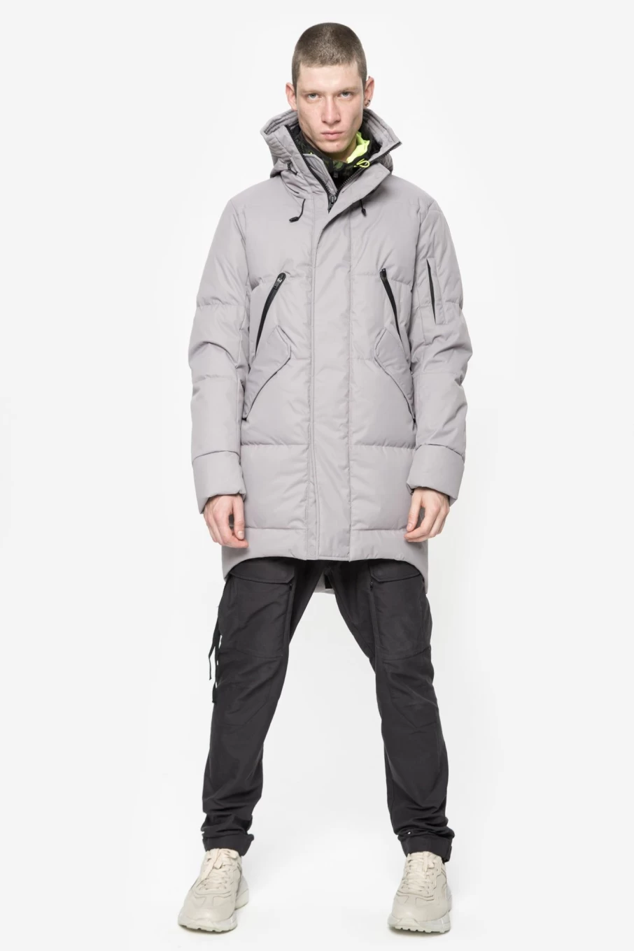 KRAKATAU Long Down Jacket for Men and Women - Warm Strofo Filled Winter Coat