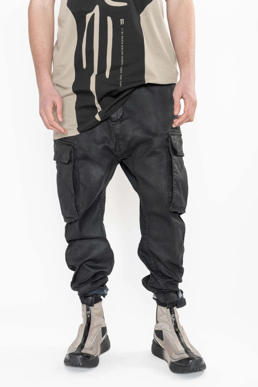Boris Bidjan Saberi P21B Wax Coated Pants - Waterproof Men's Trousers