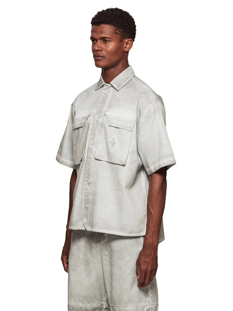 A-COLD-WALL Woven Dye Tech Short Sleeve Overshirt | Men's Fashion Top