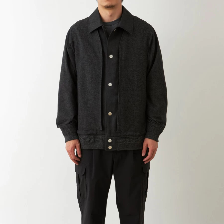 White Mountaineering Gore-Tex Infinium Varsity Jacket - Waterproof Windbreaker Blouson