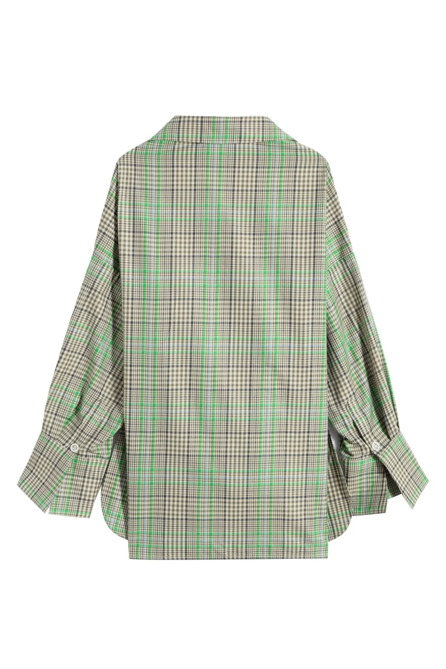MAYALI Women's Overlap Front Collar Long Sleeve Blouse Elegant Office Shirt Stylish Casual Top