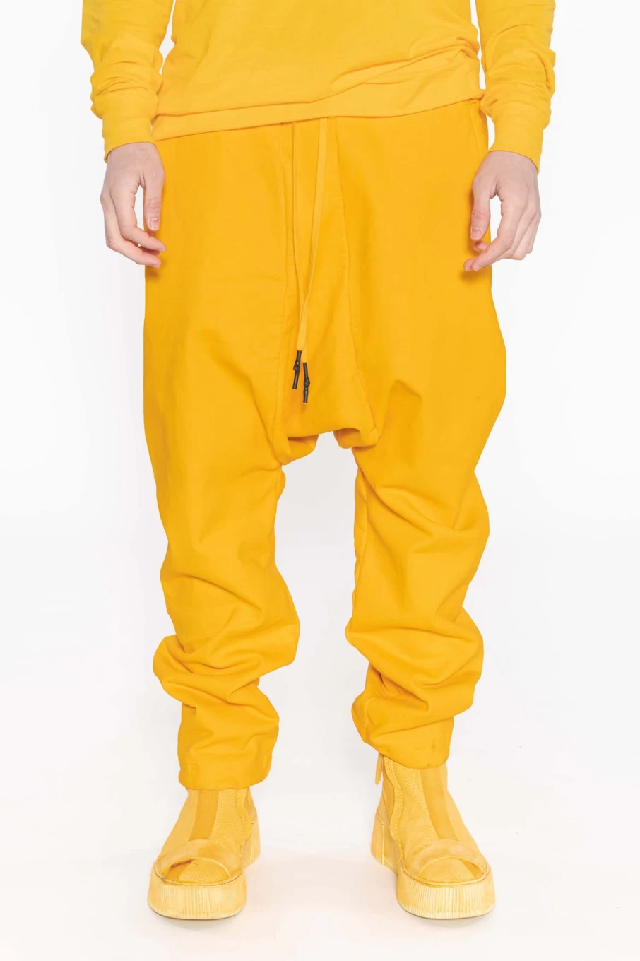 Boris Bidjan Saberi P33 Long Pants - Minimalist Black Trousers for Men