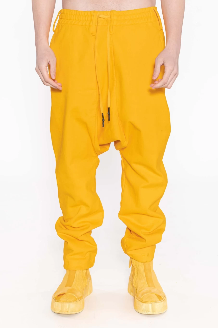 Boris Bidjan Saberi P33 Long Pants - Minimalist Black Trousers for Men