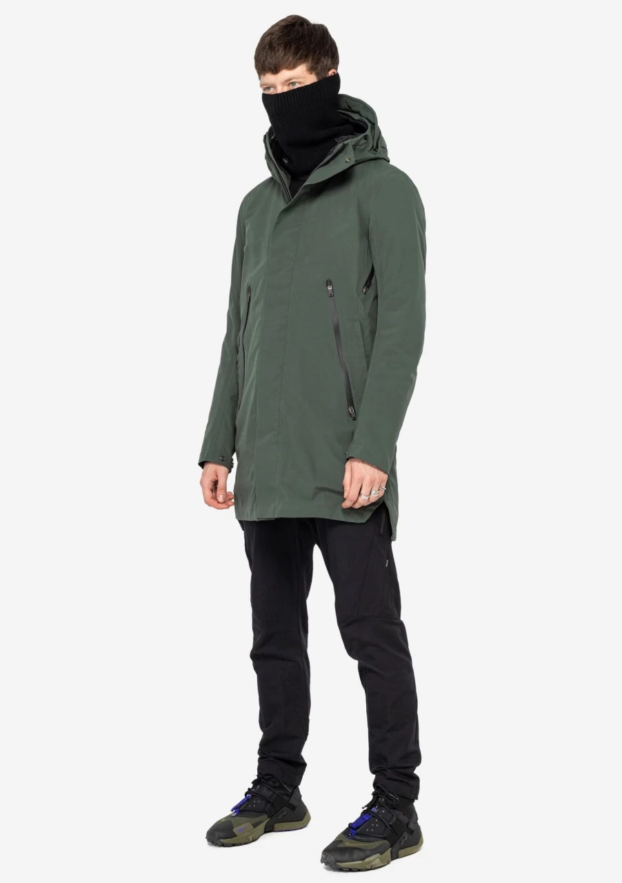 KRAKATAU Men's Liner Parka Jacket - Lightweight Waterproof Outerwear for All Seasons