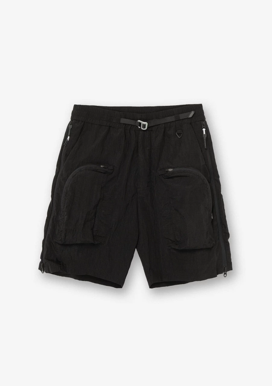 KRAKATAU Men's Textured Nylon Quick-Dry Shorts Lightweight Outdoor Swim Trunks