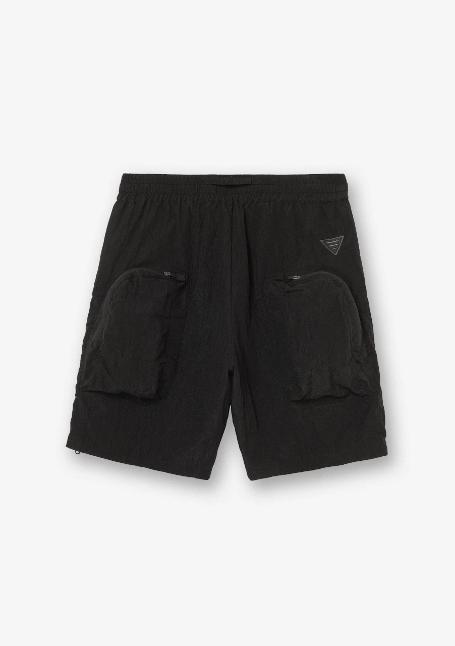 KRAKATAU Men's Textured Nylon Quick-Dry Shorts Lightweight Outdoor Swim Trunks