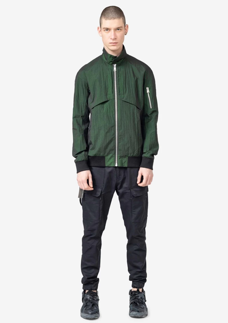 KRAKATU Translucent Rip-Stop Harrington Jacket - Lightweight Water-Resistant Windbreaker for Men & Women