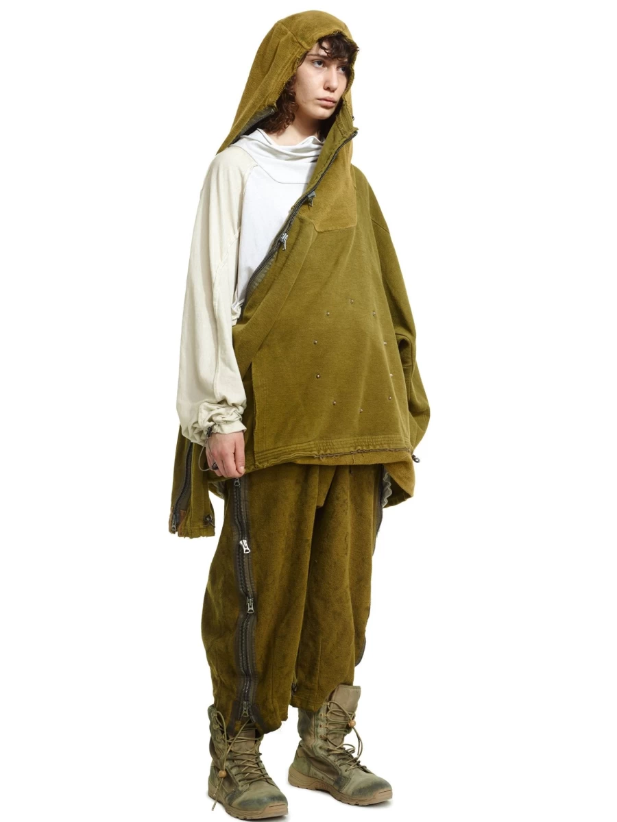 HAMCUS Monks Of The Void Storm Hoodie with Maya-Studs - Futuristic Streetwear Pullover