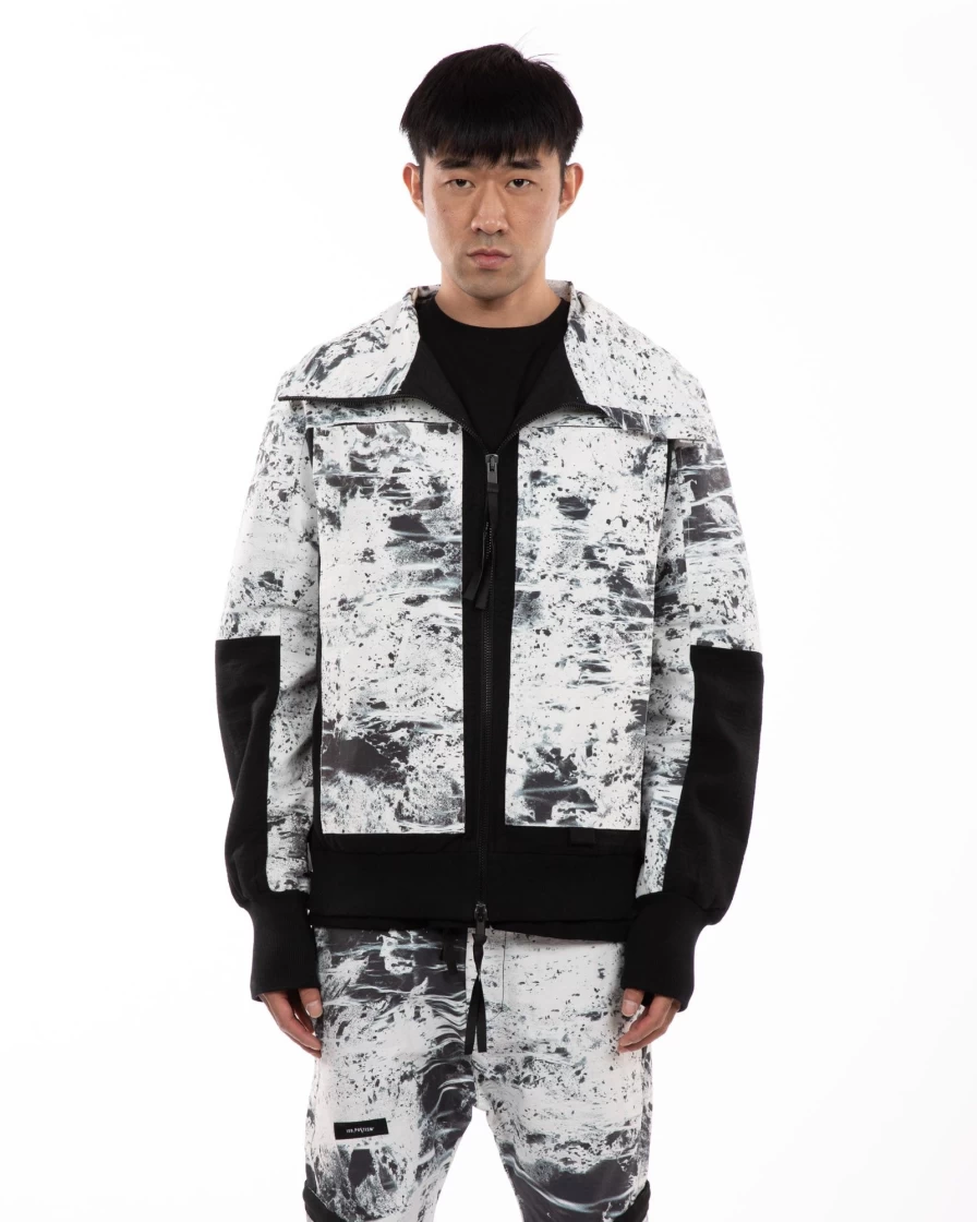 ISO.POETISM Men's Jacket with Stylish Front Pocket Detail - Trendy Urban Outerwear