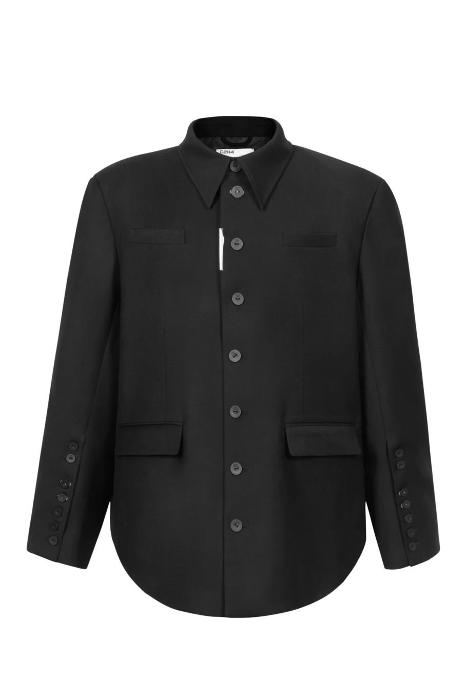 C2H4 Denim Jacket - Stylish Streetwear Shirt-Type Outerwear for Men & Women