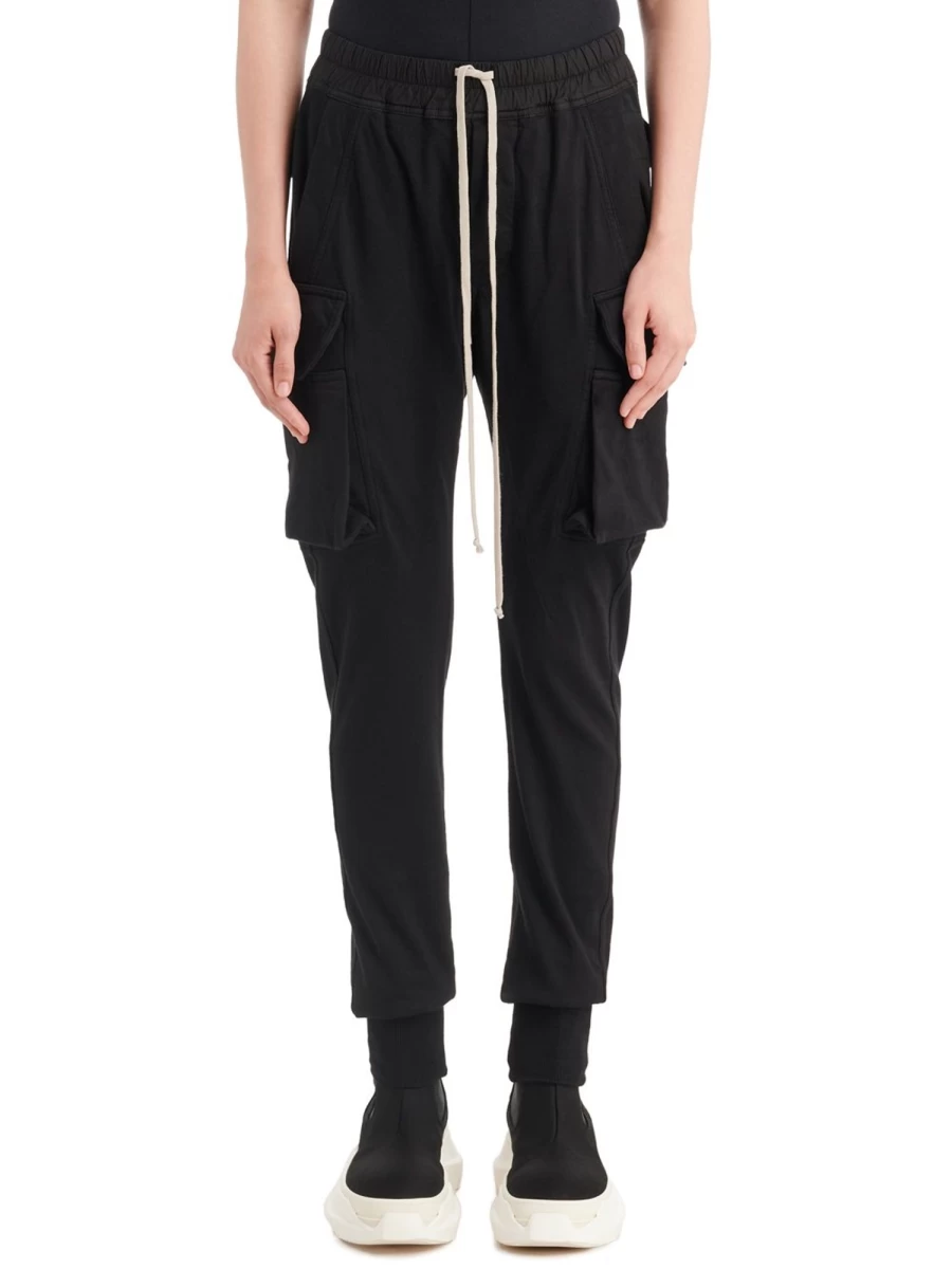 Rick Owens Mastodon Cut-Out Knit Pants Luxury High-Fashion Trousers