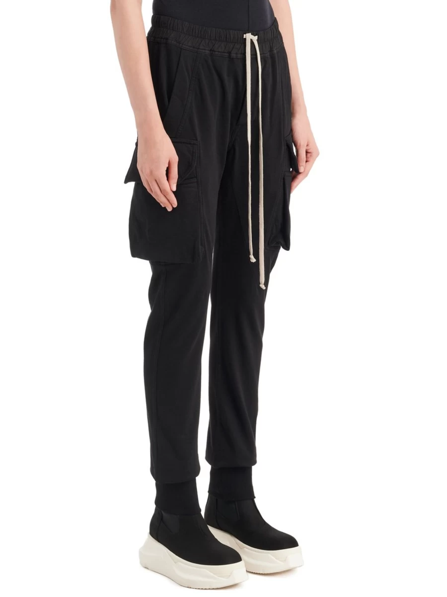 Rick Owens Mastodon Cut-Out Knit Pants Luxury High-Fashion Trousers