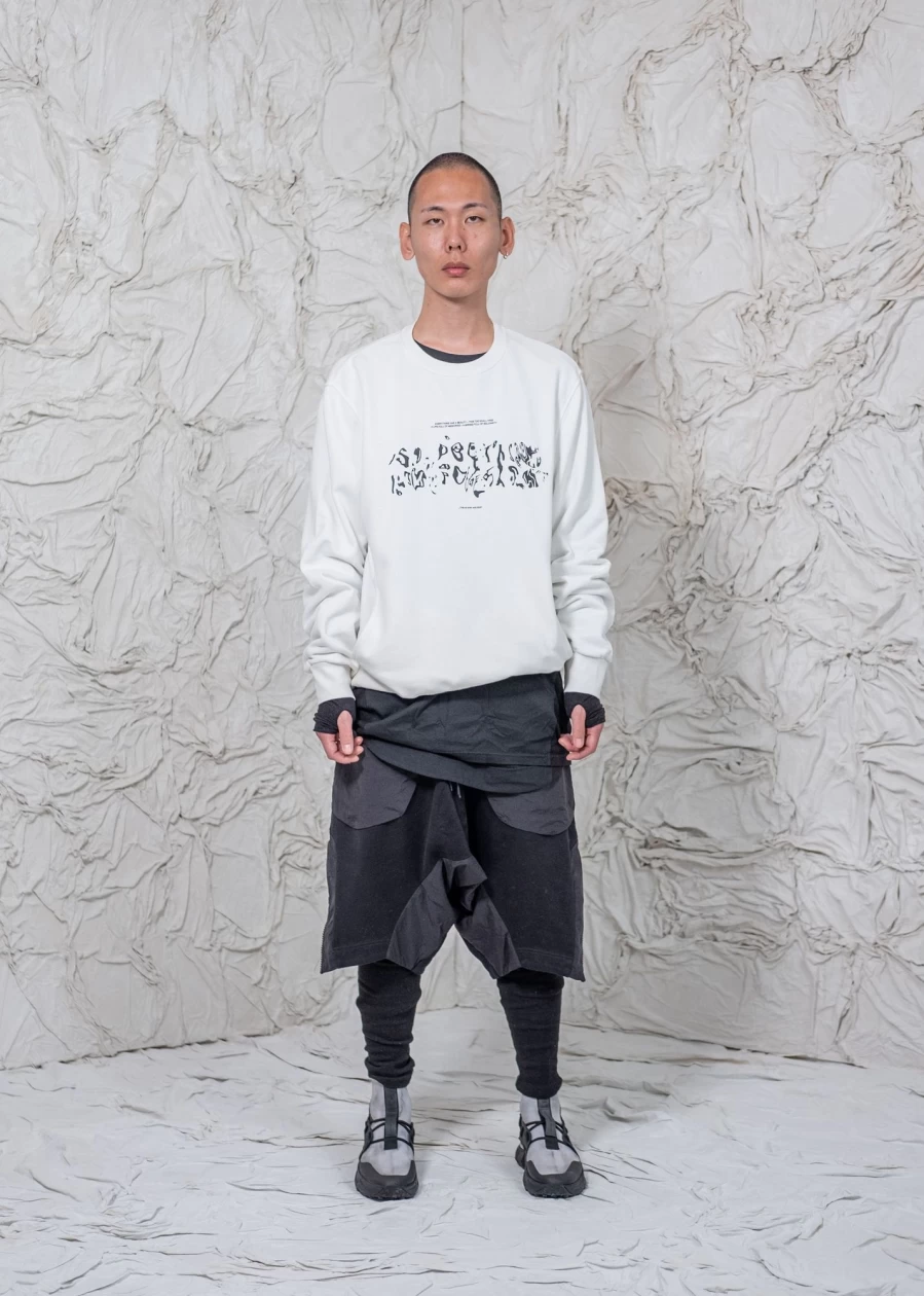 ISO.POETISM Serigraphy Print Sweatshirt - Unique Graphic Hoodie for Men & Women