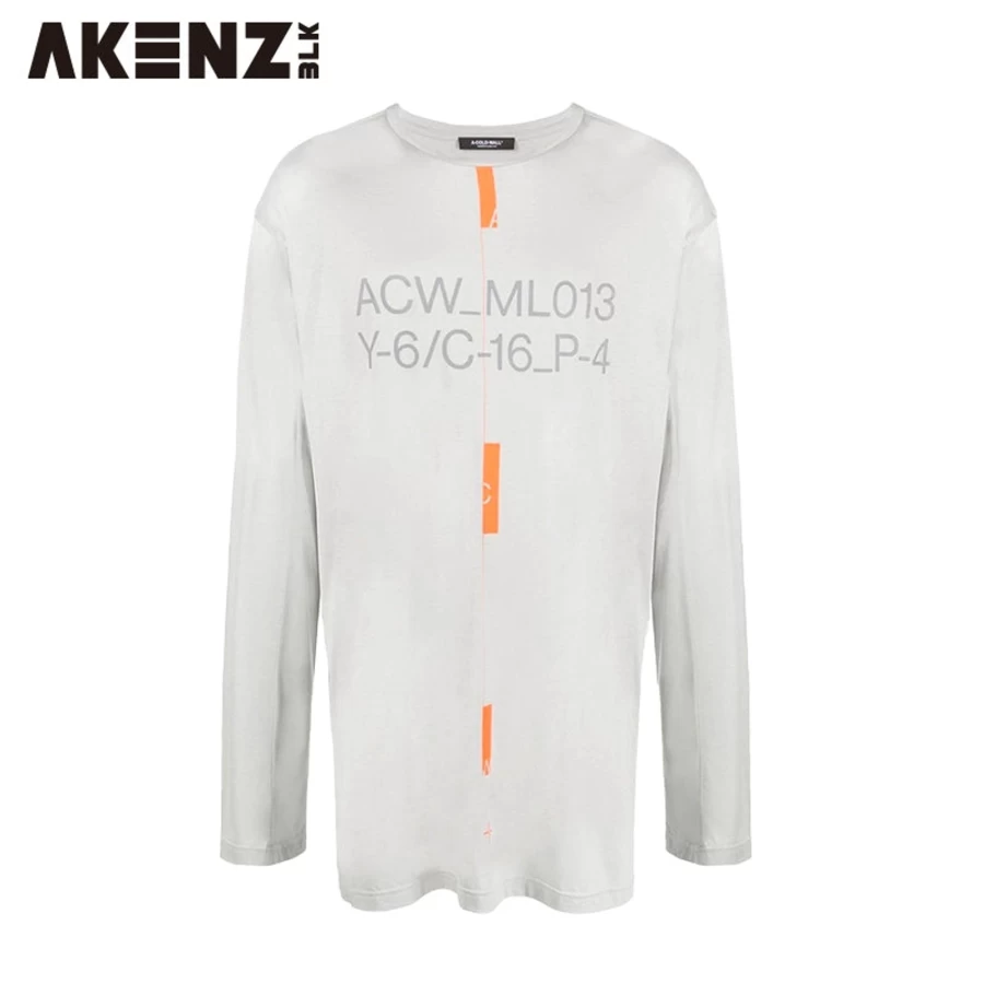 A-COLD-WALL Men's Long Sleeve Logo Print T-Shirt - Premium Streetwear Fashion