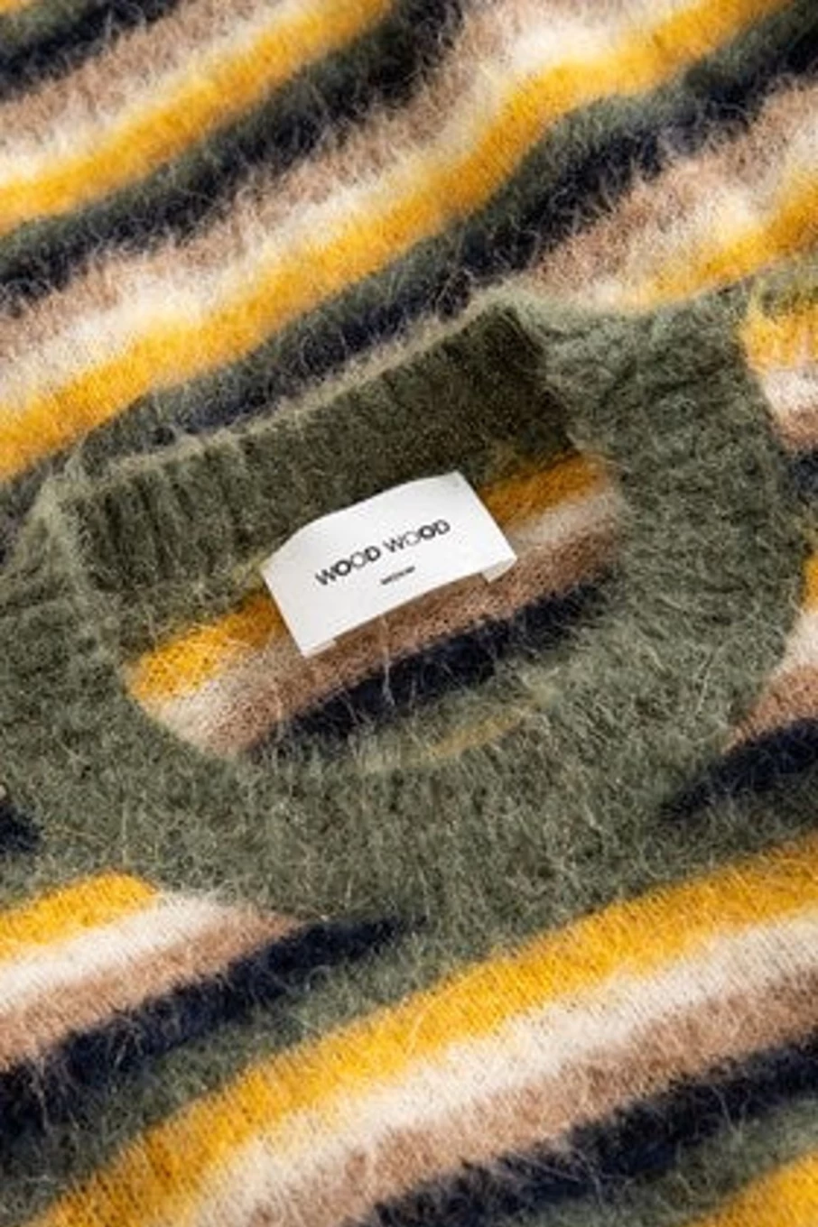 Wood Wood John Stripe Knit Jumper - Classic Striped Sweater for Men