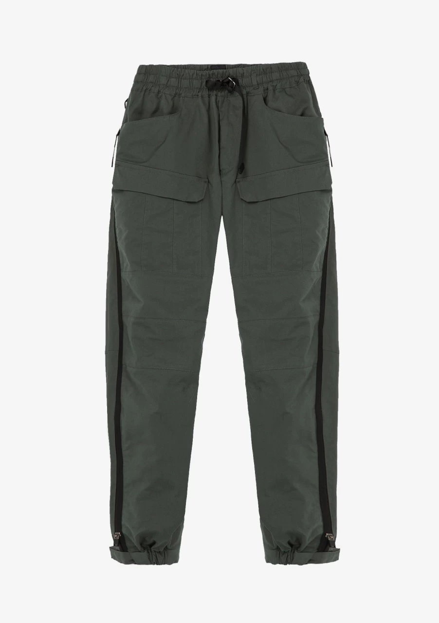 KRAKATAU Men's Stretchy Cargo Pants - Comfortable Tactical Outdoor Travel Hiking Trousers with Multiple Pockets