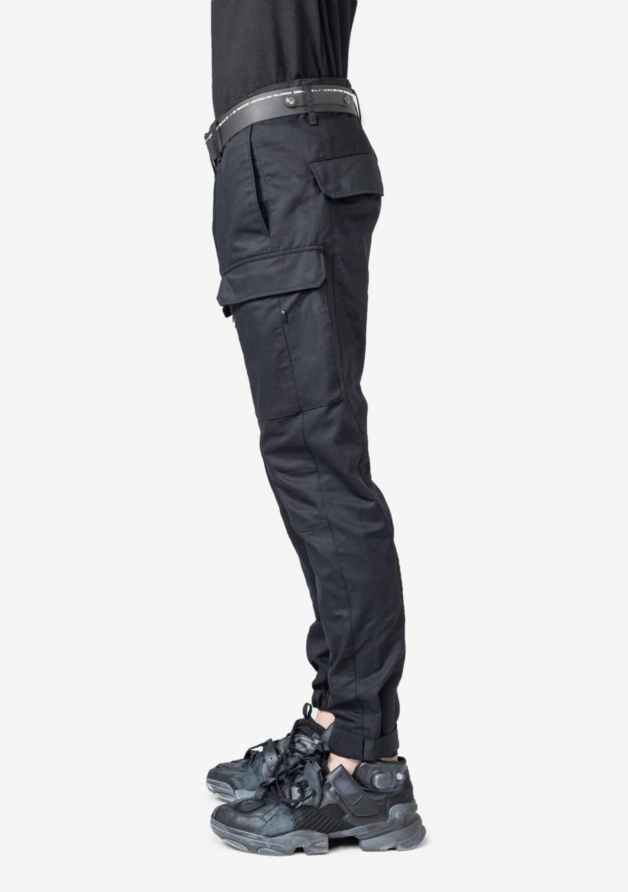 KRAKATAU Men's Lightweight Fabric-Mix Pants for Comfort & Style